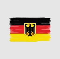 cepillo de bandera de alemania vector