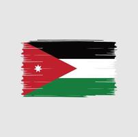 Jordan Flag Brush vector