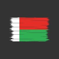 Madagascar Flag Brush vector