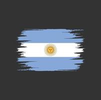 cepillo de bandera argentina vector