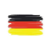 cepillo de bandera de alemania vector