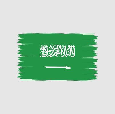 Saudi Arabia Flag Brush 5167577 Vector Art at Vecteezy