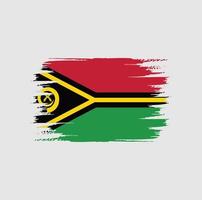 Vanuatu Flag Brush vector