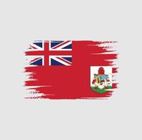 Bermuda Flag Brush vector