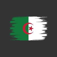 Algeria Flag Brush vector