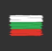 Bulgaria Flag Brush vector