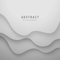 Ilustración de vector de fondo de color blanco y gris geométrico abstracto de banner.