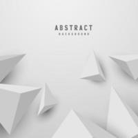 banner Abstract geometric white and gray color background vector illustration.