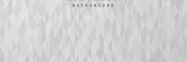 banner Abstract geometric white and gray color background vector illustration.