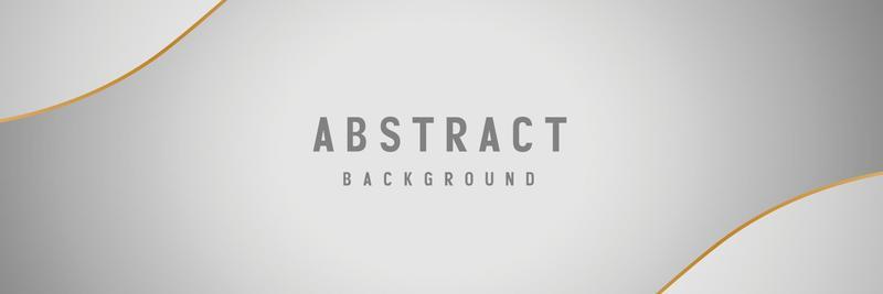 banner Abstract geometric white and gray color background vector illustration.