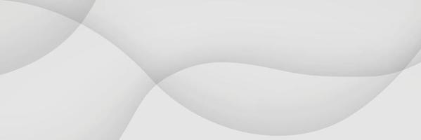 banner Abstract geometric white and gray color background vector illustration.