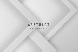 Ilustración de vector de fondo de color blanco y gris geométrico abstracto de banner.