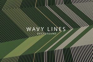 banner Wave Lines Pattern an Abstract Stripe Background, Vector