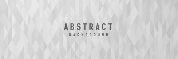 banner Abstract geometric white and gray color background vector illustration.