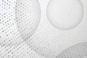 banner Abstract geometric white and gray color background vector illustration.