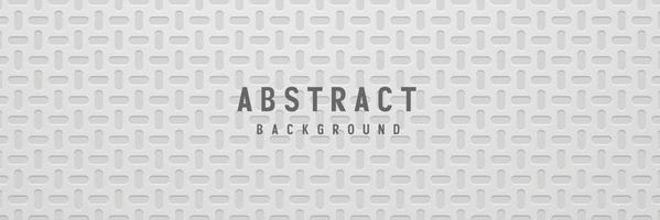 banner Abstract geometric white and gray color background vector illustration.