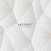 banner Abstract geometric white and gray color background vector illustration.