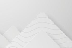 banner Abstract geometric white and gray color background vector illustration.