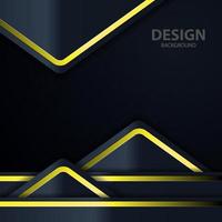 Tablero de fondo de vector abstracto de banner dorado para diseño de texto y mensaje moderno. ilustración vectorial