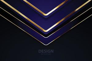 Tablero de fondo de vector abstracto de banner dorado para diseño de texto y mensaje moderno. ilustración vectorial