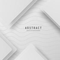 Ilustración de vector de fondo de color blanco y gris geométrico abstracto de banner.