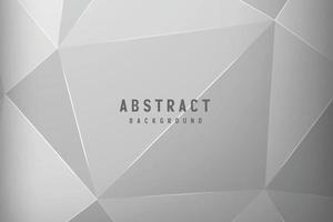 banner Abstract geometric white and gray color background vector illustration.