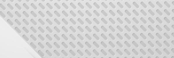 banner Abstract geometric white and gray color background vector illustration.