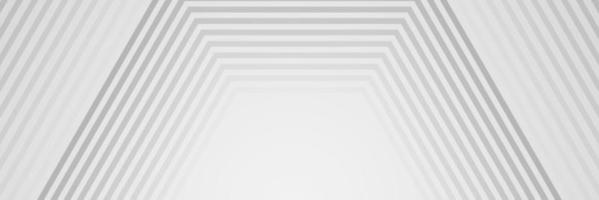 banner Abstract geometric white and gray color background vector illustration.