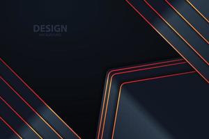 Tablero de fondo de vector abstracto de banner dorado para diseño de texto y mensaje moderno. ilustración vectorial