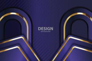 Tablero de fondo de vector abstracto de banner dorado para diseño de texto y mensaje moderno. ilustración vectorial