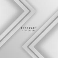 banner Abstract geometric white and gray color background vector illustration.