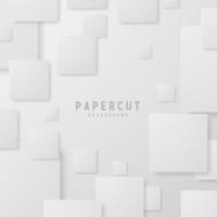 banner Abstract geometric white and gray color background vector illustration.