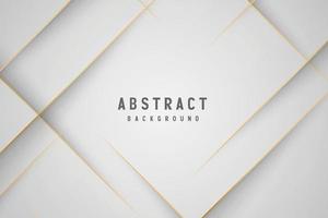 banner Abstract geometric white and gray color background vector illustration.