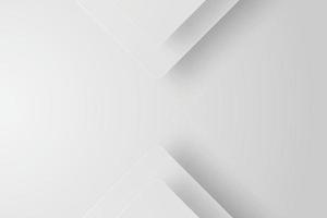 banner Abstract geometric white and gray color background vector illustration.