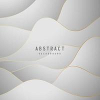 banner Abstract geometric white and gray color background vector illustration.