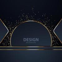 gold banner Abstract vector background board for text and message design modern. vector illustration