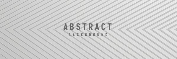 banner Abstract geometric white and gray color background vector illustration.