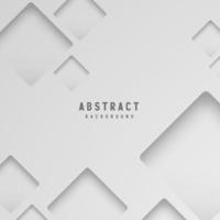 Ilustración de vector de fondo de color blanco y gris geométrico abstracto de banner.