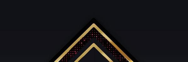 Tablero de fondo de vector abstracto de banner dorado para diseño de texto y mensaje moderno. ilustración vectorial