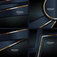 gold banner Abstract vector background board for text and message design modern. vector illustration