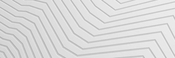 banner Abstract geometric white and gray color background vector illustration.