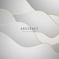 banner Abstract geometric white and gray color background vector illustration.