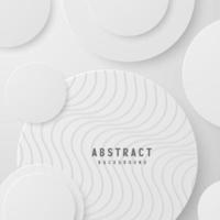 banner Abstract geometric white and gray color background vector illustration.