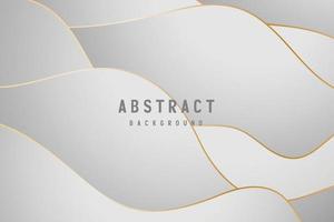 banner Abstract geometric white and gray color background vector illustration.