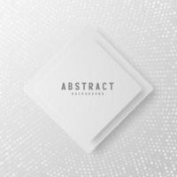 banner Abstract geometric white and gray color background vector illustration.