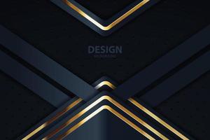 Tablero de fondo de vector abstracto de banner dorado para diseño de texto y mensaje moderno. ilustración vectorial