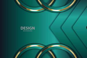 Tablero de fondo de vector abstracto de banner dorado para diseño de texto y mensaje moderno. ilustración vectorial