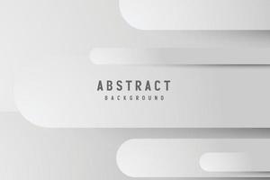 banner Abstract geometric white and gray color background vector illustration.