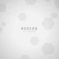 banner Abstract geometric white and gray color background vector illustration.