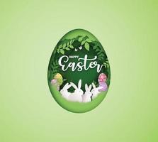 Illustration of Easter day vector